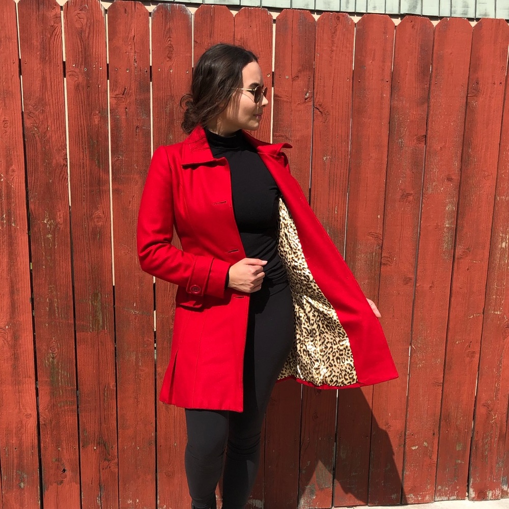 RED PEACOAT